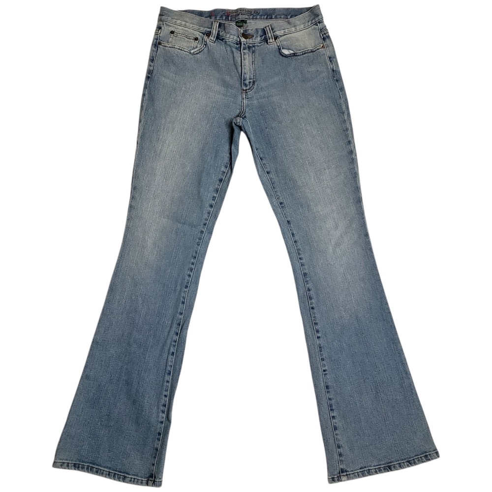 Polo Ralph Lauren Jeans Women's Size 8 31x32 High Rise Flare Leg Distressed